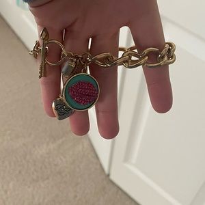 Betsey Johnson charm bracelet